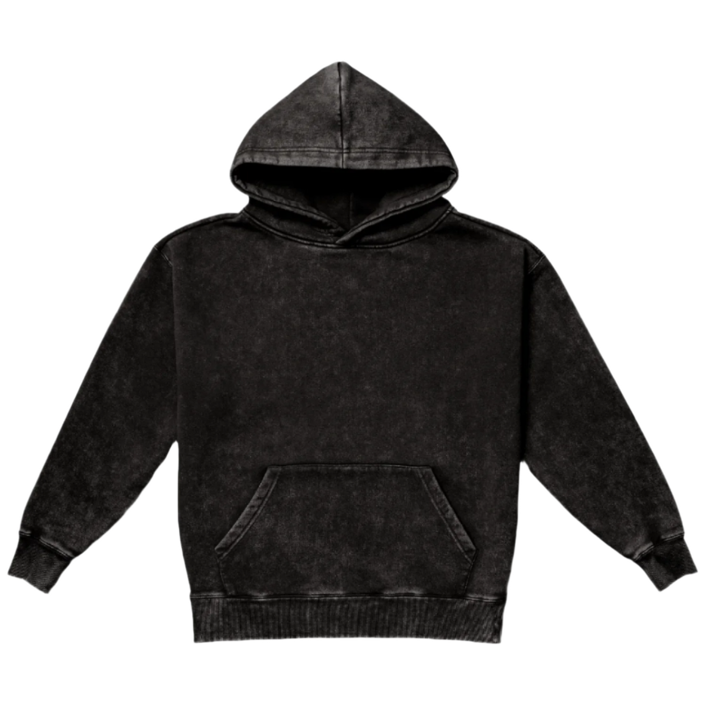 Vintage Heavyweight Oversized Hoodie - Vintage Black
