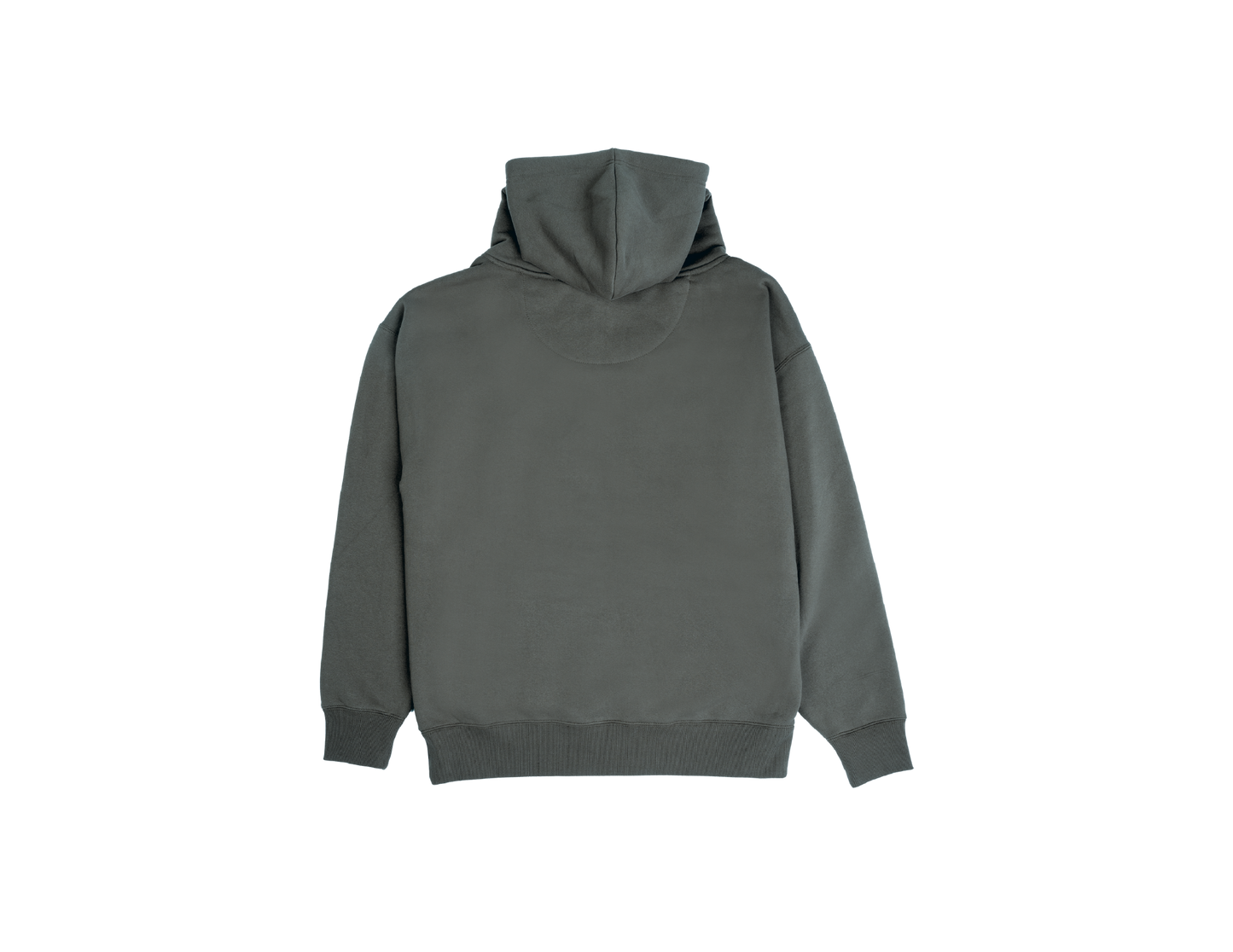 Solid Heavyweight Oversized Hoodie - Coal