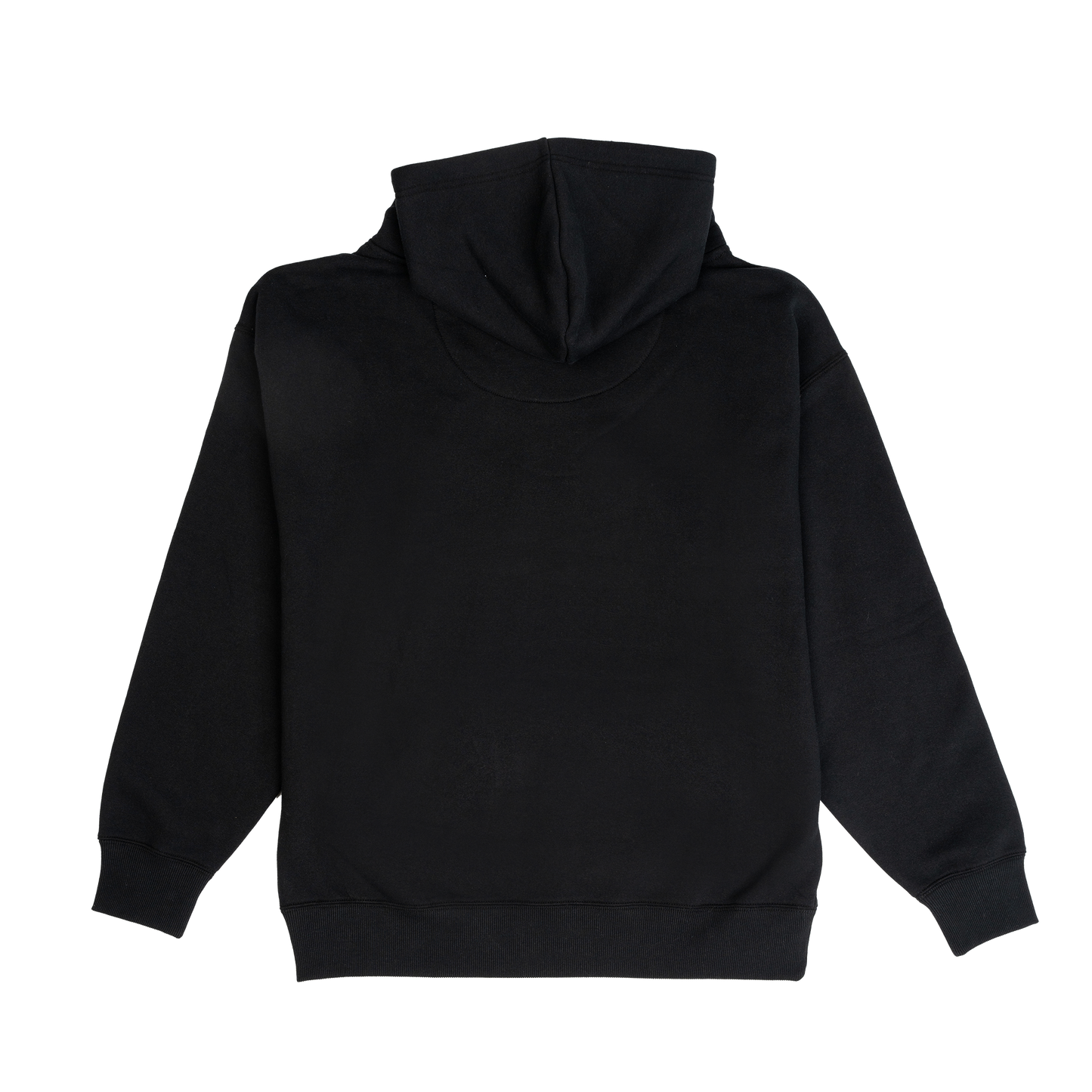 Solid Heavyweight Oversized Hoodie - Black