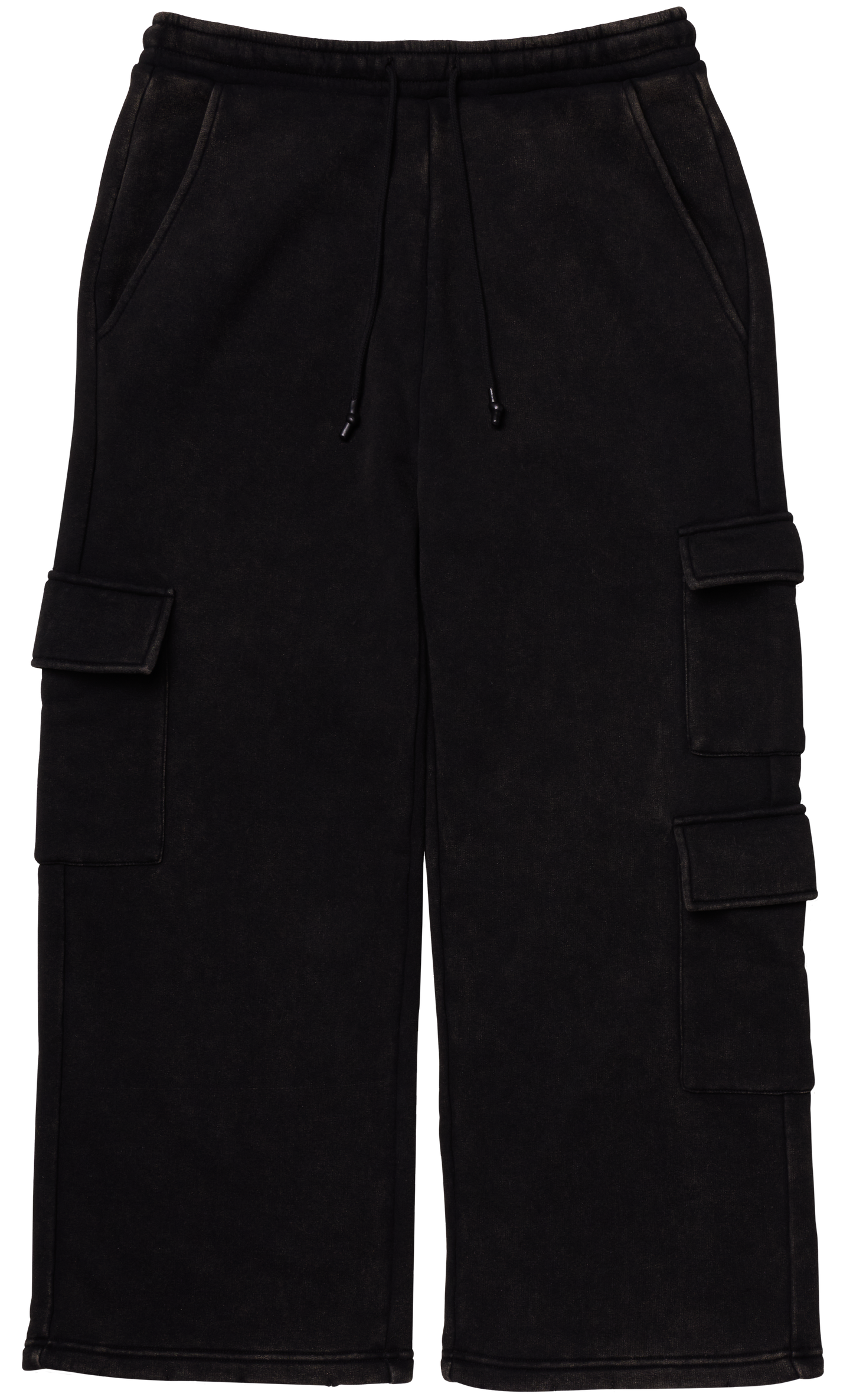 Black Fleece Cargo Pants