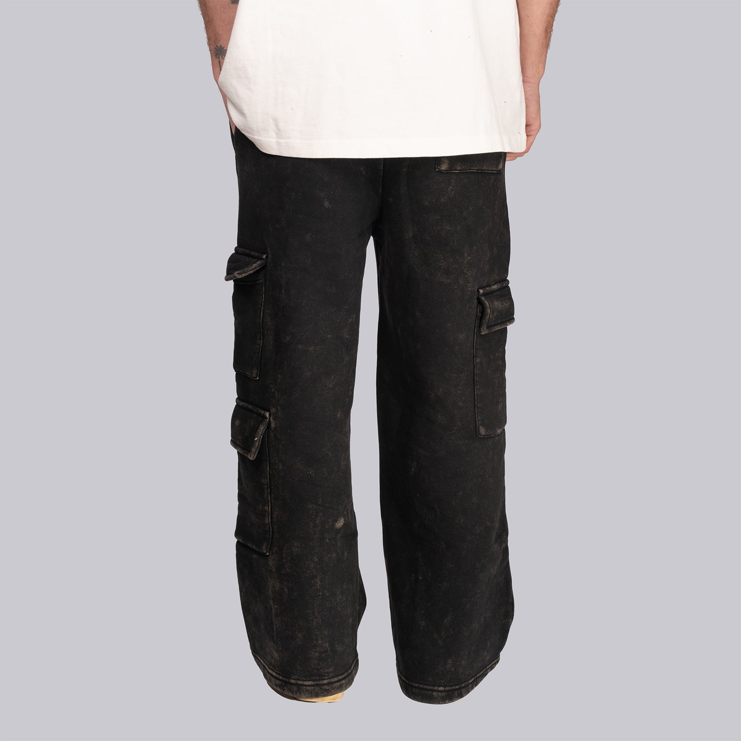 Black Fleece Cargo Pants