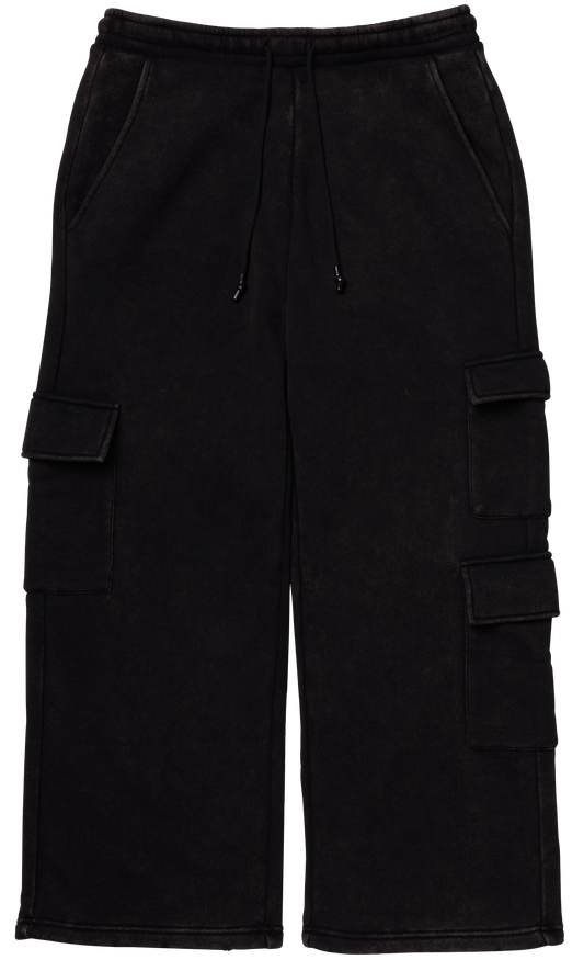 Black Fleece Cargo Pants