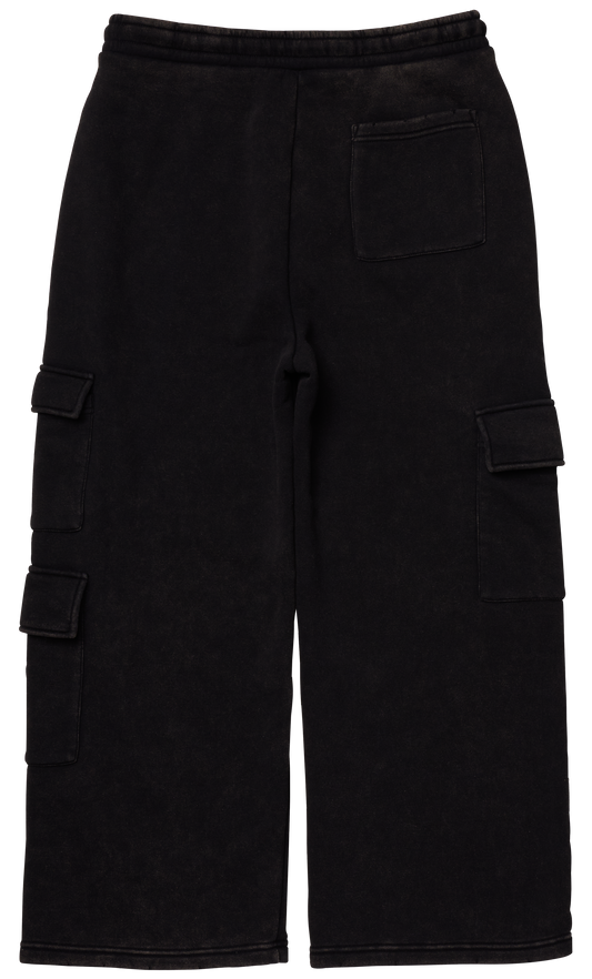 Black Fleece Cargo Pants