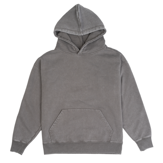 Vintage Heavyweight Oversized Hoodie - Vintage Grey