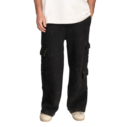 Black Fleece Cargo Pants