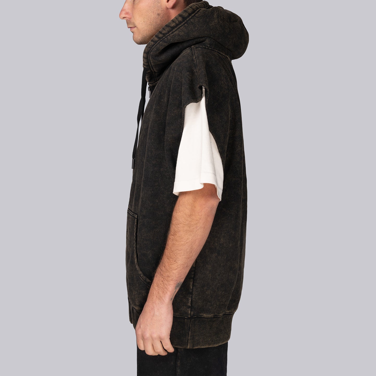 Vintage Sleeveless Zip Up