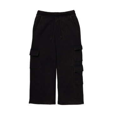 Black Fleece Cargo Pants